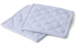 Grytlappar & Grillvantar-Kosta Linnewäfveri Eliza Grytlapp Återvunnen 2-pack, Ljusgrå