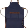 Förkläden-Kosta Linnewäfveri Förkläde, Marinblå
