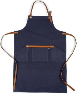 Förkläden-Kosta Linnewäfveri Förkläde, Marinblå
