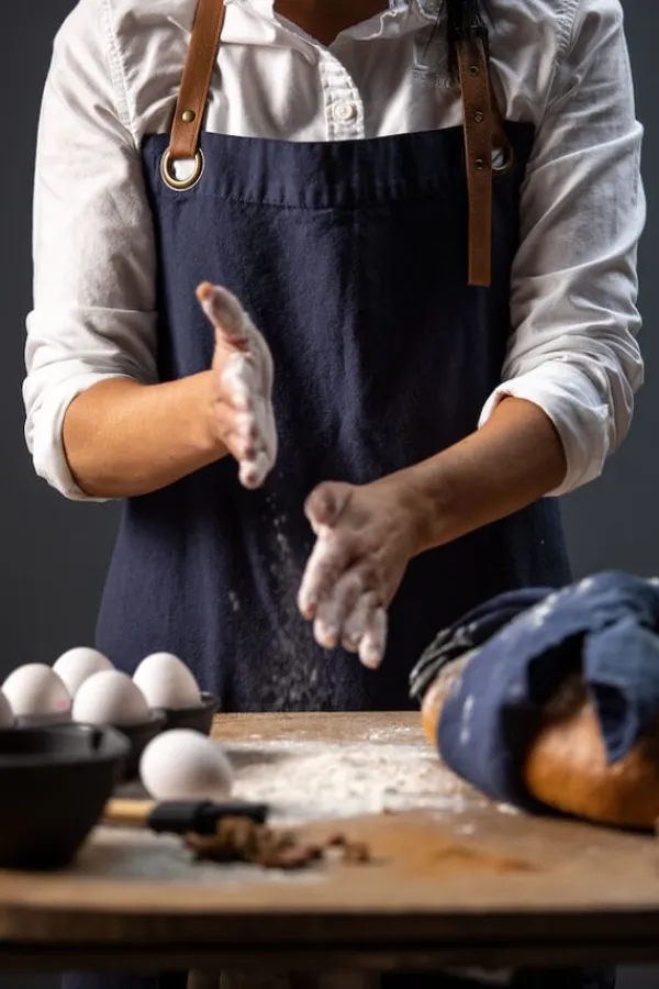 Förkläden-Kosta Linnewäfveri Förkläde, Marinblå