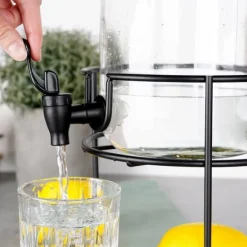 Dryckesautomater-Kran för en burk med en dryckesautomat, mattsvart, VILDE 139668