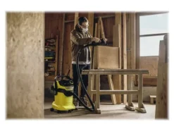 Kärcher Grovdammsugare-WD 5 P V-25/5/22 - Dammsugare - med behållare - med/utan påse - gul