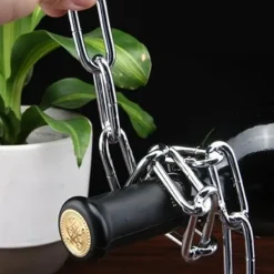 Vinflaskhållare-Kreativ magisk kedja i form av rödvinsflaskhållare