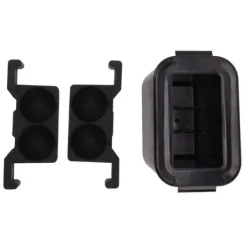 Isformar-Kristallklar isbollsmaskinform för whisky - stor rund 2-håls iskula