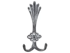 Chic Antique Krokar med 2 krokar i antikgrått