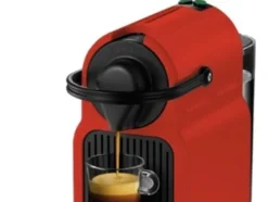 Krups Nespresso Inissia XN1005 Ruby Red, Kapsel kaffemaskine, 0,7 L, Kaffekapsel, 1260 W, Rød