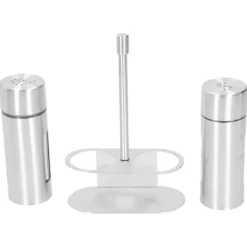 Kryddbehållare i 304 rostfritt stål med förvaringsställ Kökstillbehör L
