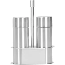 Kryddbehållare i 304 rostfritt stål med förvaringsställ Kökstillbehör L