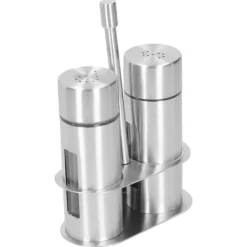 Kryddbehållare i 304 rostfritt stål med förvaringsställ Kökstillbehör L