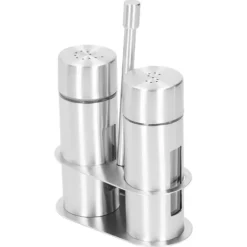 Kryddbehållare i 304 rostfritt stål med förvaringsställ Kökstillbehör L