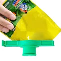 Tillbehör Till Matförvaring-Kryddförseglingsklämma Dammtät vattentät mellanmålspåse förseglingsklämma med lock för kaffepåsar Mellanmålspåse Kryddor Grön