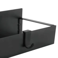 Köksorganiserare-Kryddhylla i metall - Svart