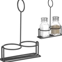 Kryddkorg, kryddställ, salt och peppar - Hendi 427170