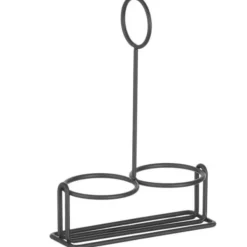 Kryddkorg, kryddställ, salt och peppar - Hendi 427170