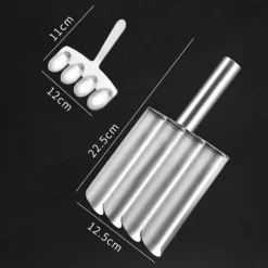 Köksformar-Köttbulleform med Skopa i Rostfritt Stål