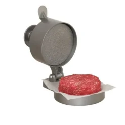 Pressar-Köttpress - Professionell - Non-stick - 185 x 126 x 100-140 mm - Diameter 113 mm - Lätt att rengöra