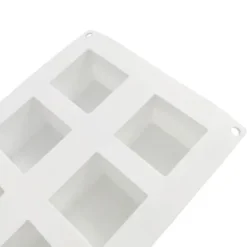 Isformar-Kub Fyrkant 8 st Bakform Mousseform I Silikonform