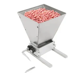 Matknäckare-Kvarn, 4L kapacitet, justerbart valsavstånd 0-0,1 tum, dubbla driftslägen, rostfritt stål och kolstål, 3,1 kg vikt