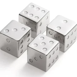 Whiskystenar-Kylande isbitar i metall och stål för whiskydrycker