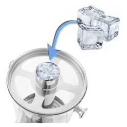 Dryckesautomater-Kyldrycksdispenser för is 2 x 7L