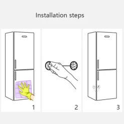 Kylskåp-Kylskåp Fönster Barn Säkerhet Lösenord Lås Lådor Skåp Dörr