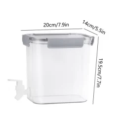 Dryckesautomater-Kylskåp Kallvattenkokare med kran Stor kapacitet Kanna Kylskåp Kallvattenbehållare för hemköket