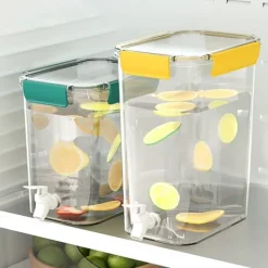 Dryckesautomater-Kylskåp Kallvattenkokare med kran Stor kapacitet Kanna Kylskåp Kallvattenbehållare för hemköket