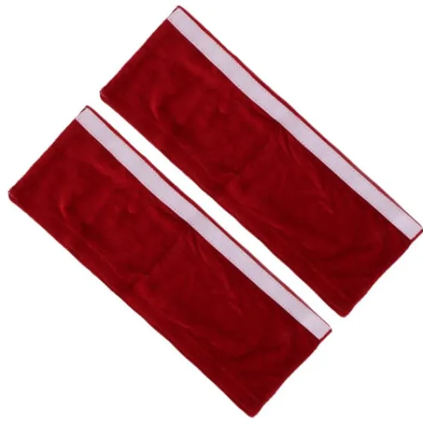 Kylskåpshandtagsöverdrag för kök - Set med 2 Claret mjuka dammsäkra handtagshandskar