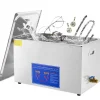 Ultraljudstvätt-30L 100A Ultrasonisk rengöringsmaskin med värme 600W i rostfritt stål för glasögon, smycken, tandproteser, mynt m.m. (30L)