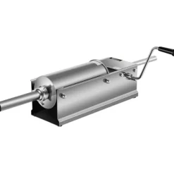 Jerkyspruta-3L Chorizo-vullare av rostfritt stål, horisontell, manuell korvfyllare, Chorizo-hotdogs, grillkorv, lämplig för både hushåll och kommersiell