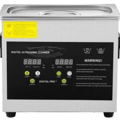 3L digital ultraljudsrenare, uppvärmning, timer, rengöring av smycken och glas