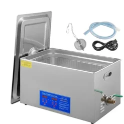 30L digital ultraljudsrengöringsmaskin, 40kHz djuprengöring, justerbar tid/temperatur, lämplig för hem och professionell användning