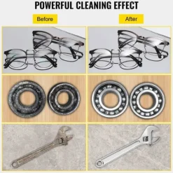 30L digital ultraljudsrengöringsmaskin, 40kHz djuprengöring, justerbar tid/temperatur, lämplig för hem och professionell användning