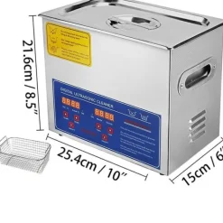 Ultraljudstvätt-3L 40kHz 120W digital ultraljudsrengörare, djuprengöring, justerbar tid/temperatur, humaniserad design, bred applikation