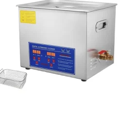 Ultraljudstvätt-15L 40kHz 360W digital ultraljudsrengörare, djuprengöring, justerbar tid/temperatur, humaniserad design, bred applikation