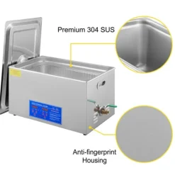 Ultraljudstvätt-15L 40kHz 360W digital ultraljudsrengörare, djuprengöring, justerbar tid/temperatur, humaniserad design, bred applikation