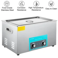 Ultraljudstvätt-2L 40KHz 60W ultraljudsrengörare med värmare, effektiv rengöring, justerbar värme/arbetstid, humaniserad design, bred användning