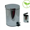 5L soptunna i rostfritt stål med pedal
