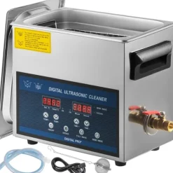 Ultraljudstvätt-6L Ultraljudsrengöring Dubbelfrekvens med värmare för smycken, glasögon, proteser och kretskort 28/40KHz