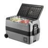 50L 45W 12/24V DC 100-240V AC bärbart bil- och hemkylskåp med kompressor, dubbelzon, APP-kontroll, med bilbatteriskydd
