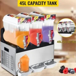 15L X 3 tankar 1800W slaskmaskin med exakt kontrollpanel, snabb kylning, hänsynsfull design, lätt att rengöra, bred applikation