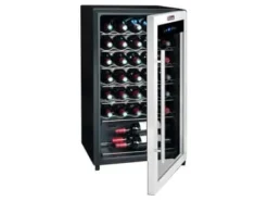 Vinkylar-La Sommelière Service LS34A - Vinkylare - bredd: 48 cm - djup: 43 cm - höjd: 83.8 cm - Klass G - rostfritt stål