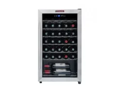 Vinkylar-La Sommelière Service LS34A - Vinkylare - bredd: 48 cm - djup: 43 cm - höjd: 83.8 cm - Klass G - rostfritt stål