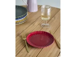 Bloomingville Latina Tallrik, röd, stengods
