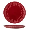 Bloomingville Latina Tallrik, röd, stengods