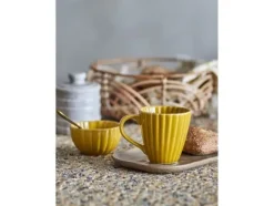 Bloomingville Latina-skål, gul, stengods