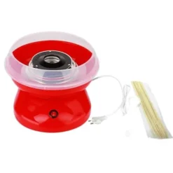 LESHP Sockervaddsmaskin - Mini elektrisk hushållsmaskin - Röd - 450W