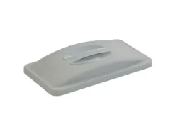 Tillbehör Till Avfallshantering-Låg, Rubbermaid Slim Jim, grå, PE, lukket