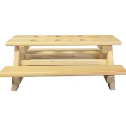 Ölhållare picknickbord - Flaskhållare 39x37x16,5 cm
