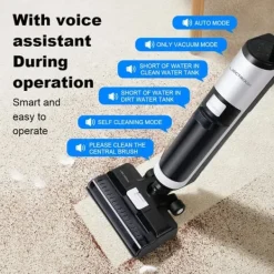 LIECTROUX i7 PRO 3 i 1 sladdlös multifunktionsmopp dammsugare - sug / tvätt / torkning - självrengörande